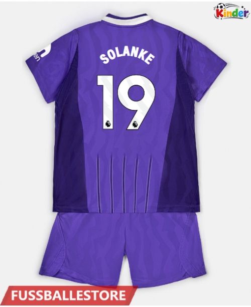 Günstige Tottenham Hotspur Dominic Solanke #19 3rd trikot Kinder 2026-27 Kurzarm (+ Kurze Hosen)